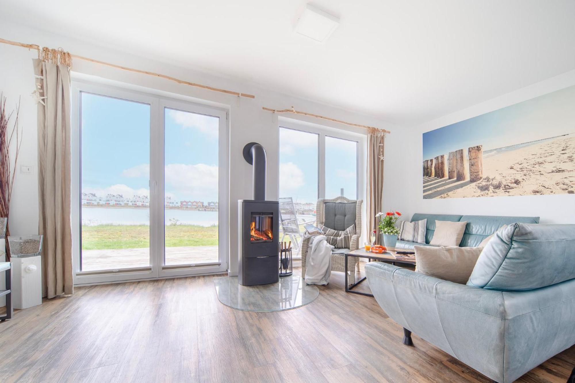 Ferienhaus Lieblingsplatz By Seeblick Ferien Oro, Direkte Wasserlage,Sauna,Kamin Olpenitz Εξωτερικό φωτογραφία